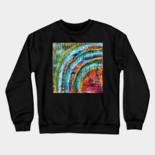 Sacred Heart Bridge - an activated Inner Power Painting Crewneck Sweatshirt